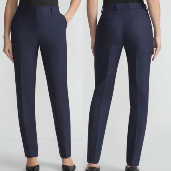 Lafayette 148 wool Clinton responsible stretch ankle pants size 4 straight leg